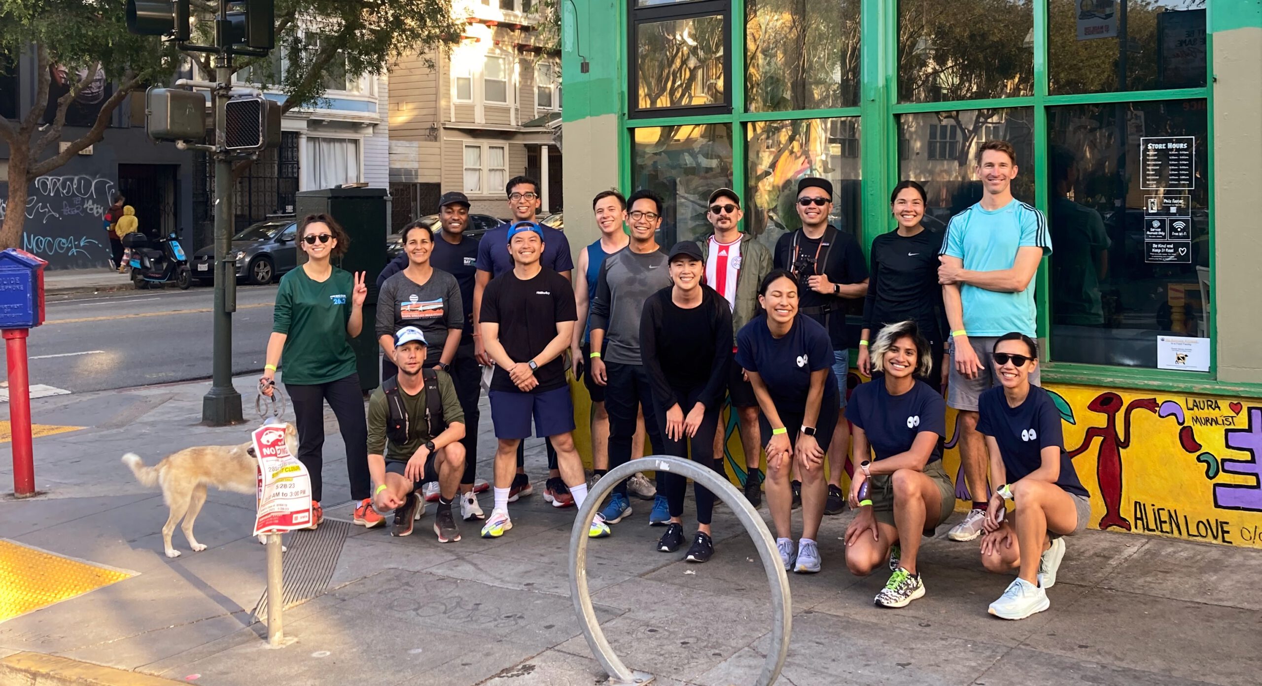 Unseen Run Club crew picture